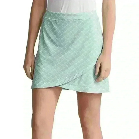 NEW RLX Golf Ralph Lauren Women's XL 17" Faux-Wrap Stretch Jersey Skort NWT $148 - Picture 3 of 4